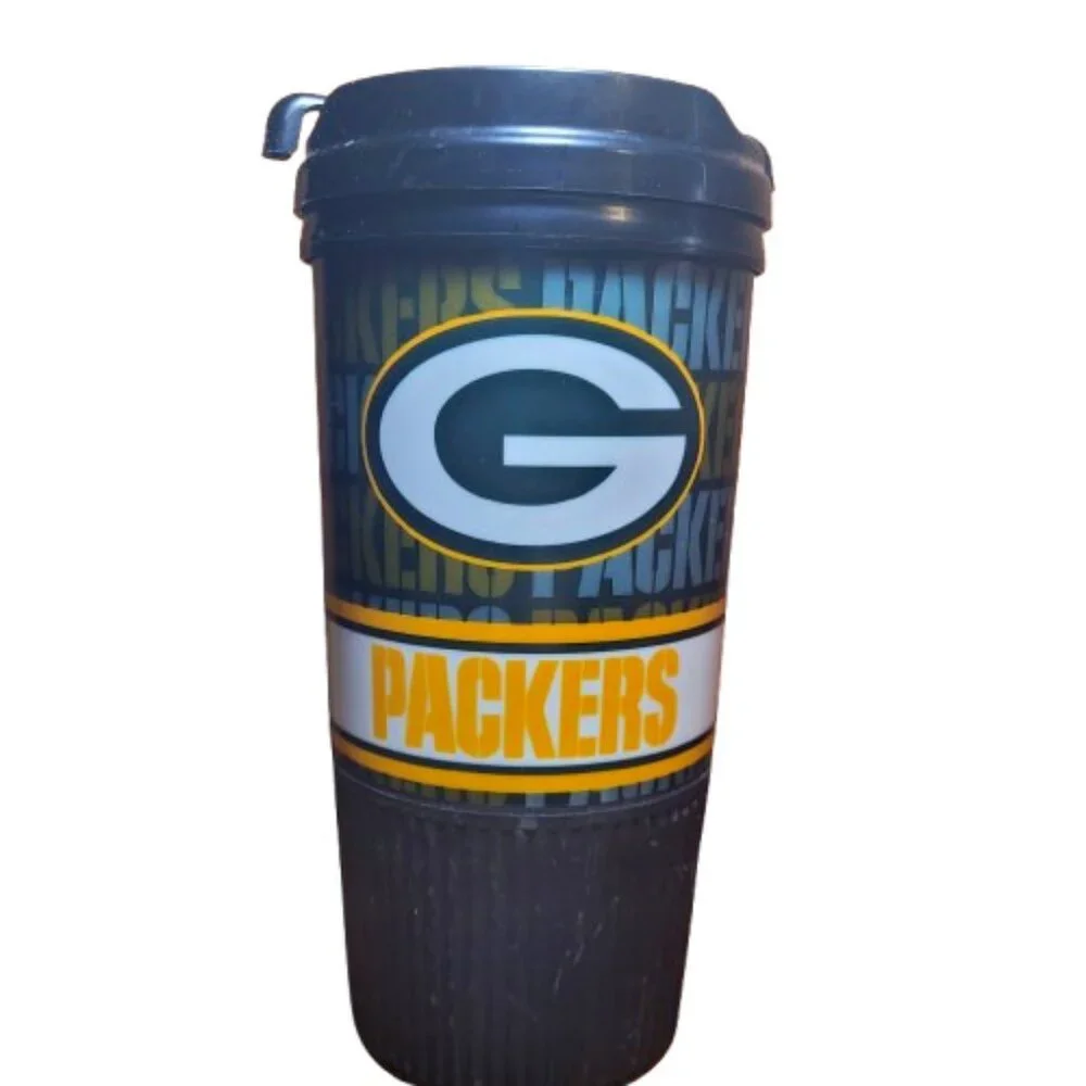 Packers Hot Drink 16oz Whirley Plastic Mug